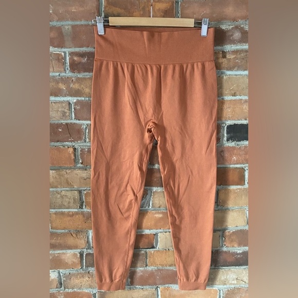 KNIX good to go seamless high waisted leggings cinnamon size large - Picture 3 of 6